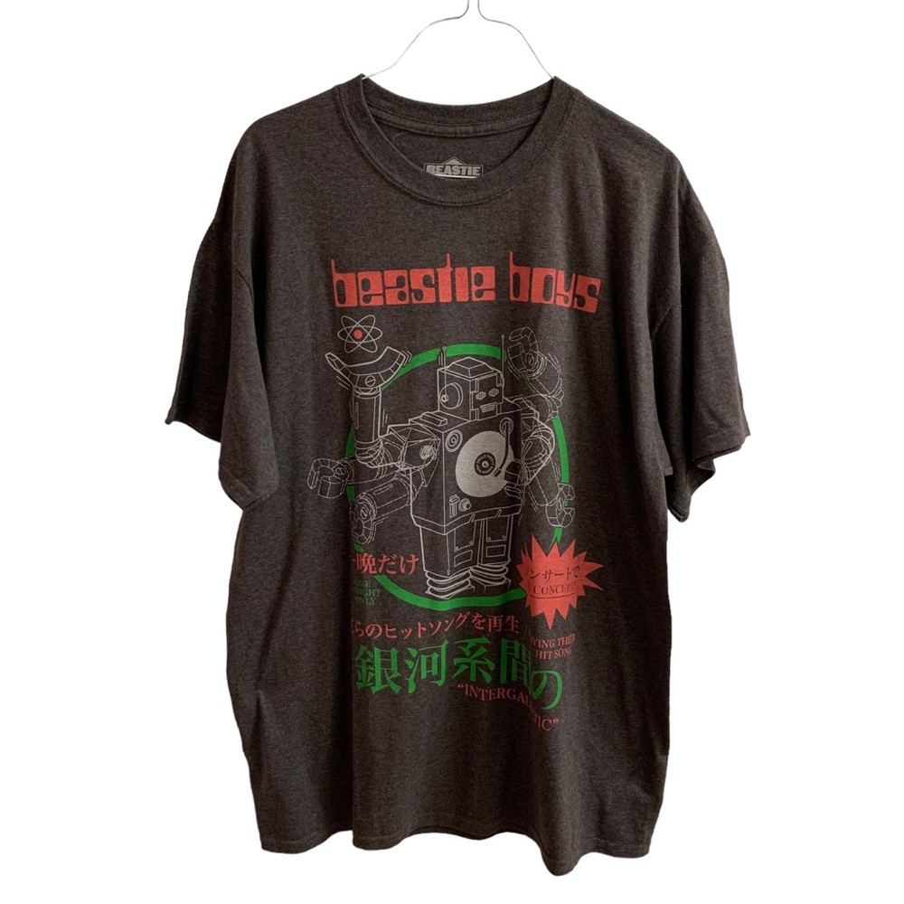 Beastie Boys Graphic Short Sleeve Tee - Black with Red & Green Print